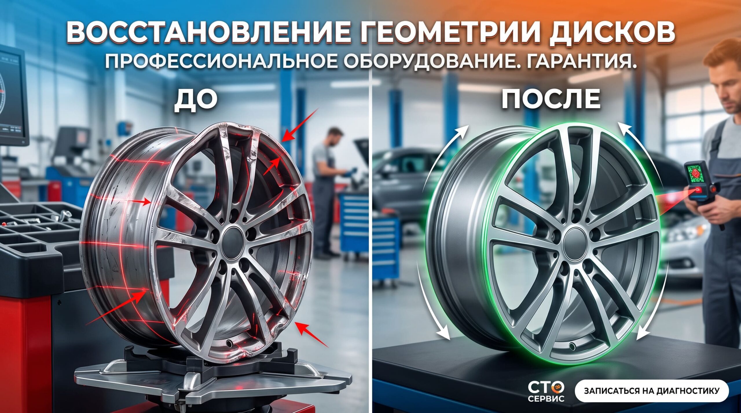 Восстановление геометрии дисков
